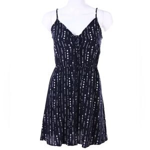 Divided H&M sun dress geometric blue size 4